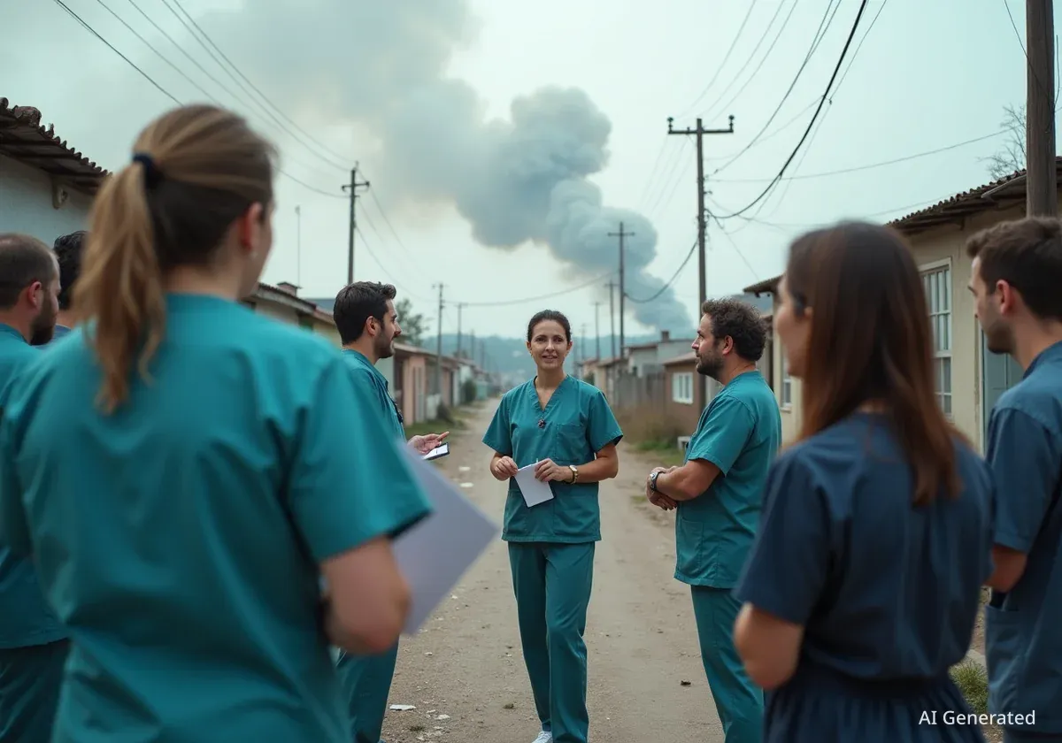 Residentes médicos encuestan vecinos cerca del basural de Bariloche