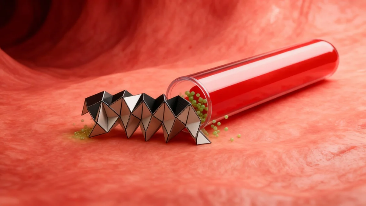 Nanorobots de origami revolucionan la medicina sin cirugía