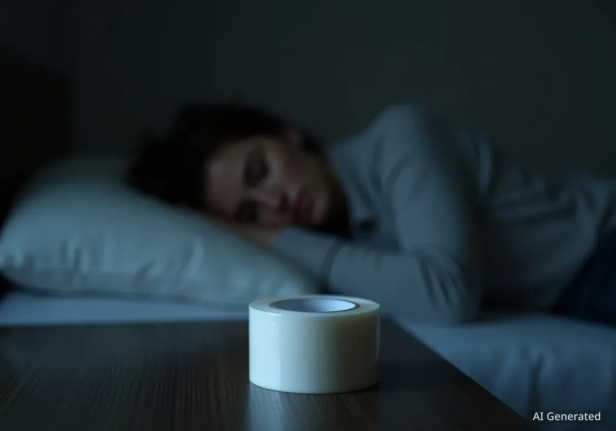 Alerta por el reto viral de TikTok de dormir con la boca sellada