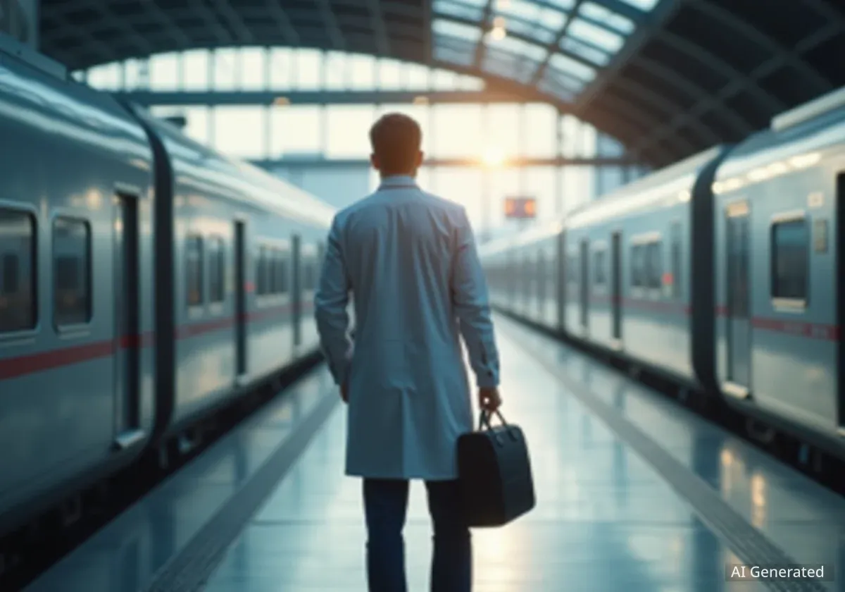 Joven médico español se muda a Alemania: "El sueldo base de residente es de 5.000 euros"