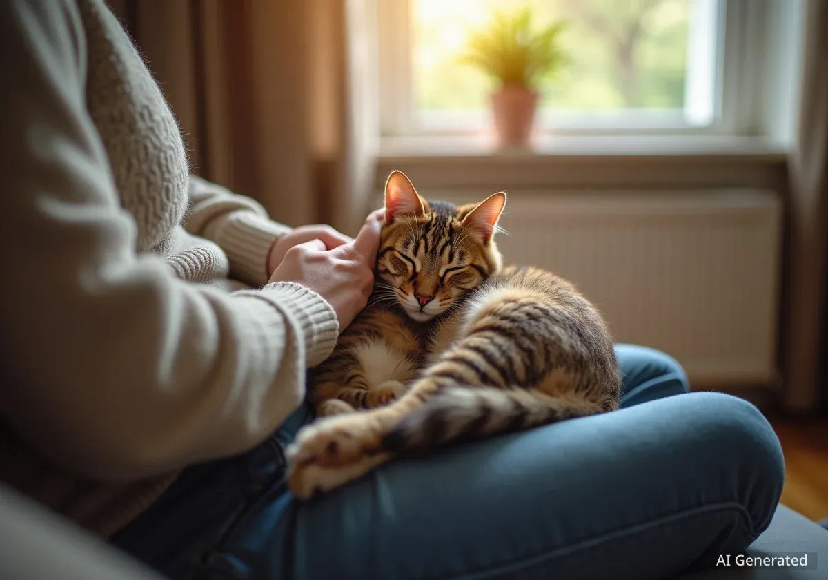 Mascotas mejoran bienestar psicológico y reducen soledad